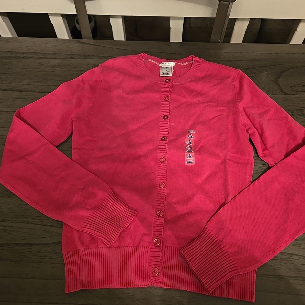 Old Navy Women's Bright Pink Cardigan